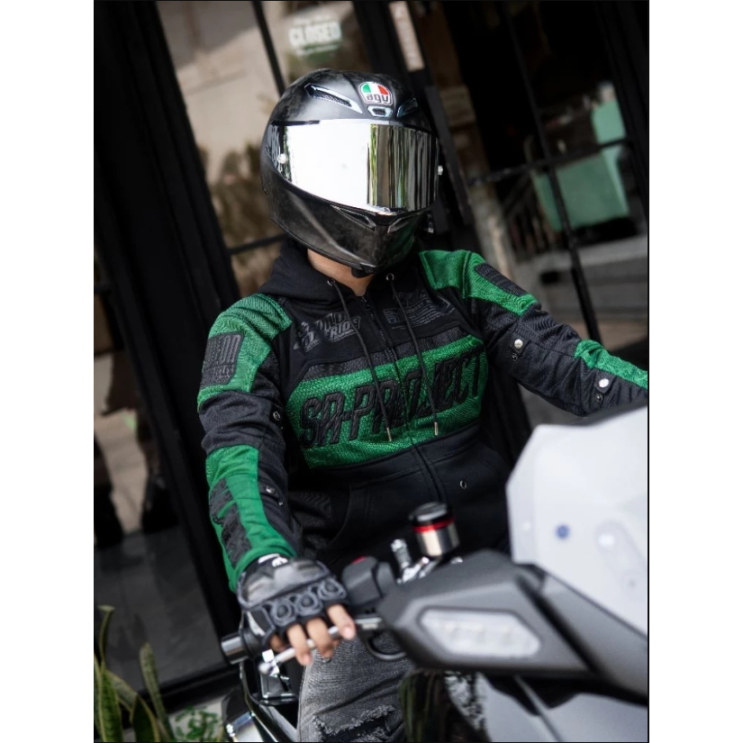 Hoodie Mesh SR-PROJECT RUSH Green