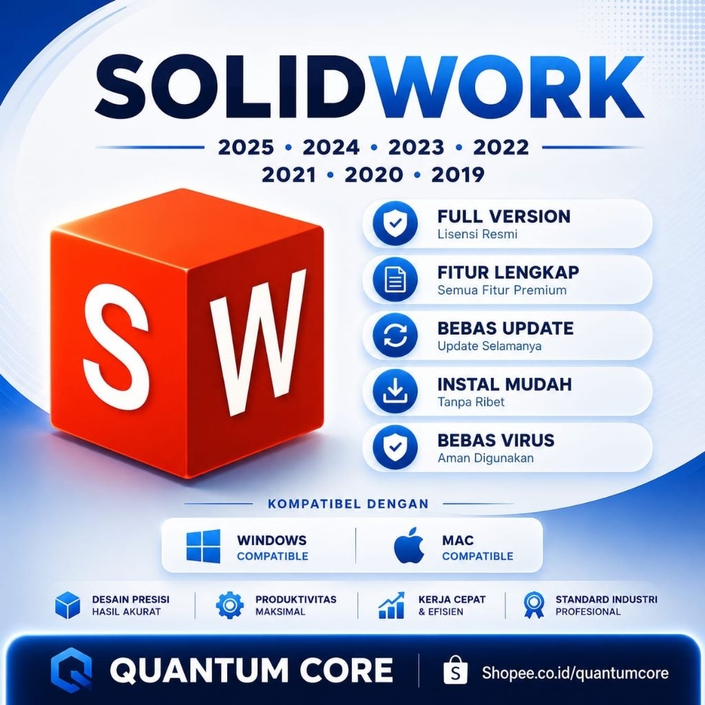 SolidWorks 2026 Full Version Original Lifetime + Panduan Instalasi (WIN)