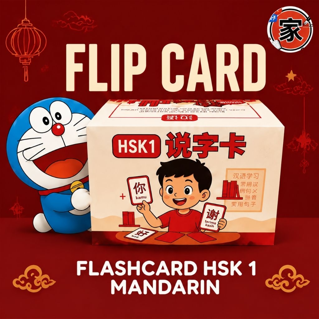 flash card / flip card mandarin hsk 1 - 5