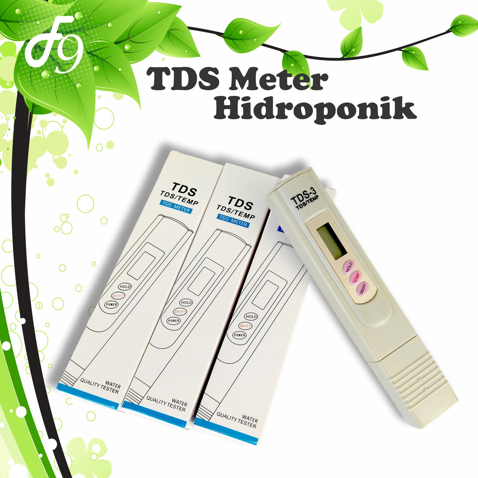 TDS Meter - Alat Pengukur TDS3 TDS Hidroponik