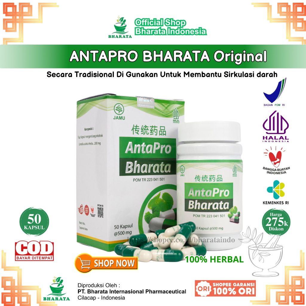 ANTAPRO BHARATA dan ETHERAL Bharata Herbal Asli Original