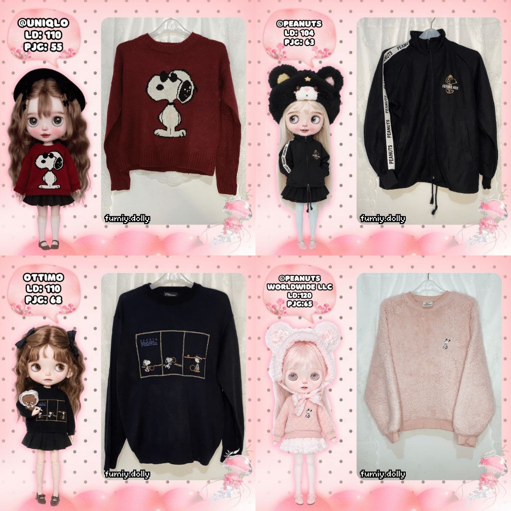 fumiy.dolly [ SNOOPY SERIES ] pl sweater/jaket/rajut snoopy