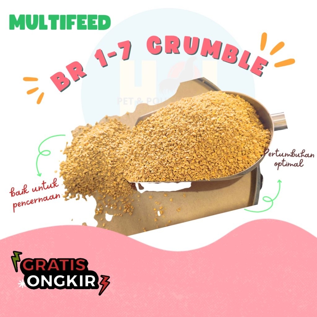 Multifeed BR 1-7 PAKAN / PUR AYAM PEDAGING