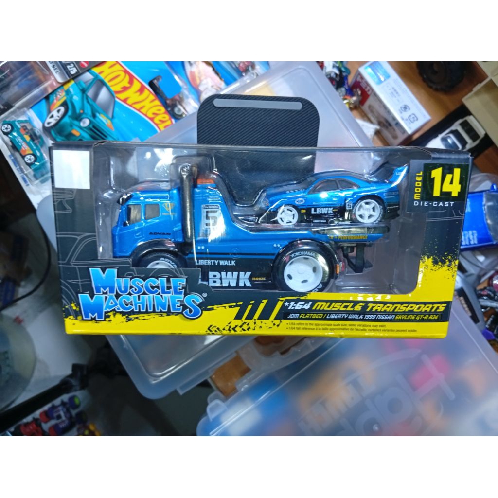 muscle machines maisto LBWK biru transport