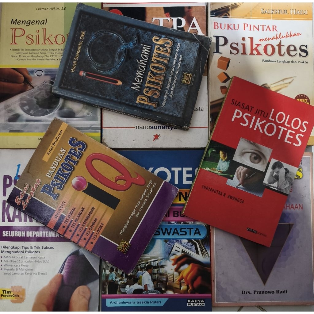 BUKU PANDUAN PSIKOTES/MEMAHAMI PSIKOTES/SIASAT JITU LOLOS PSIKOTES/PSIKOTES UNTUK CALON PNS/PSIKOTES