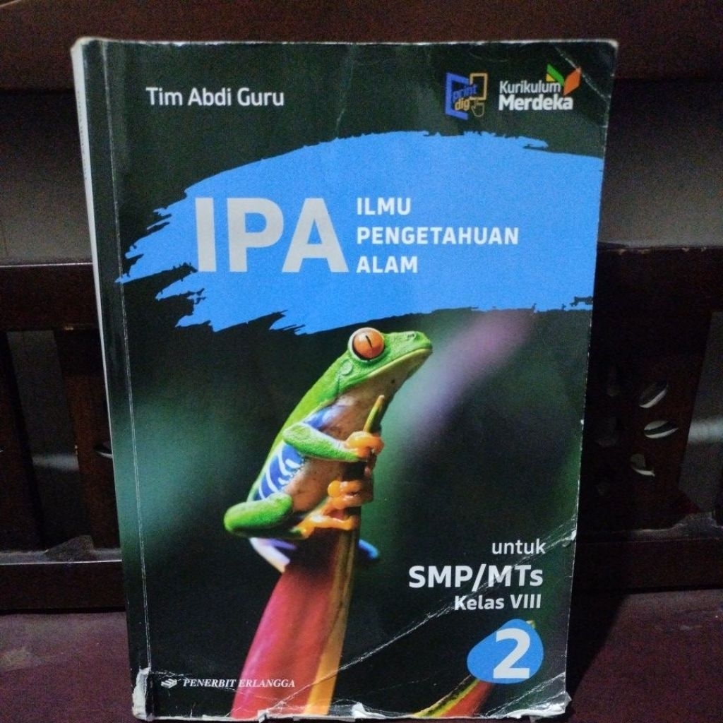 Buku IPA Kelas 8 Erlangga Bekas