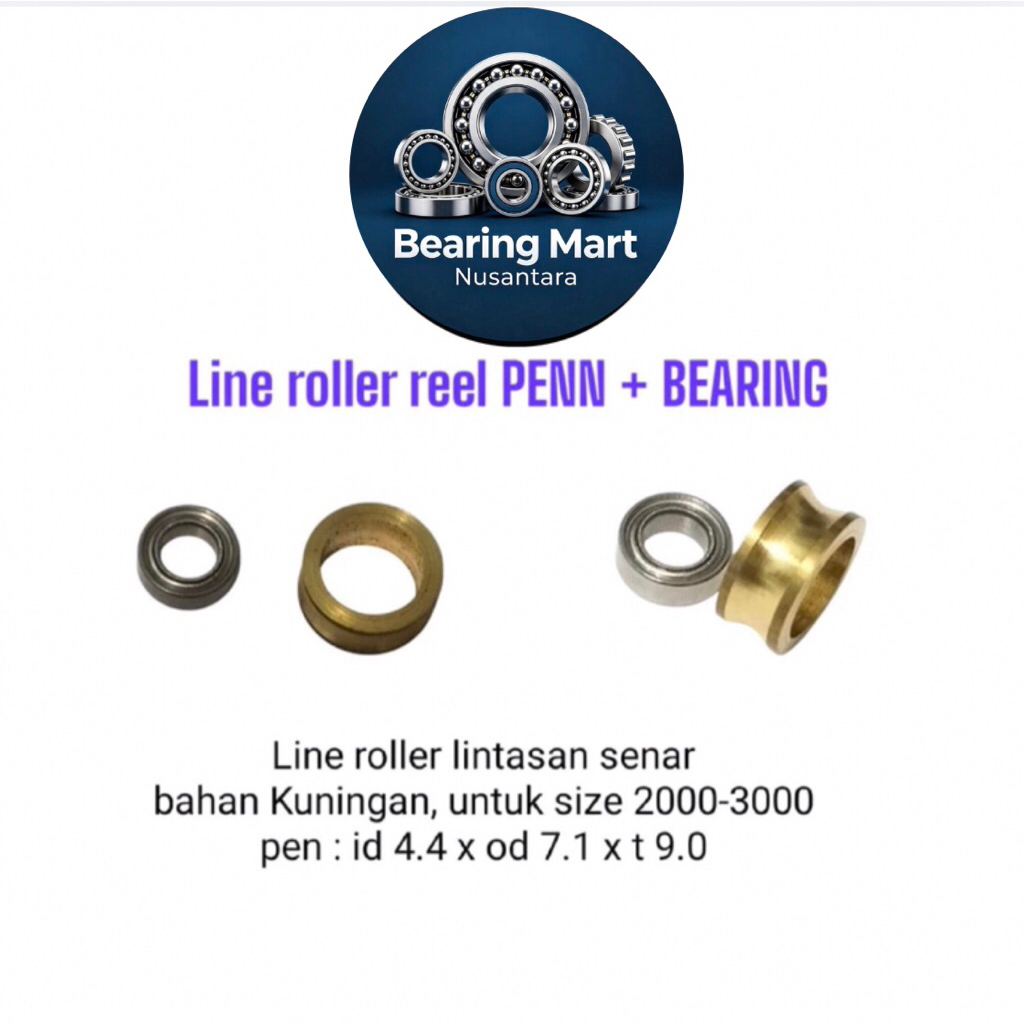 Line Roller + Bearing PENN / lintasan tali senar Reel uk 1000-3000