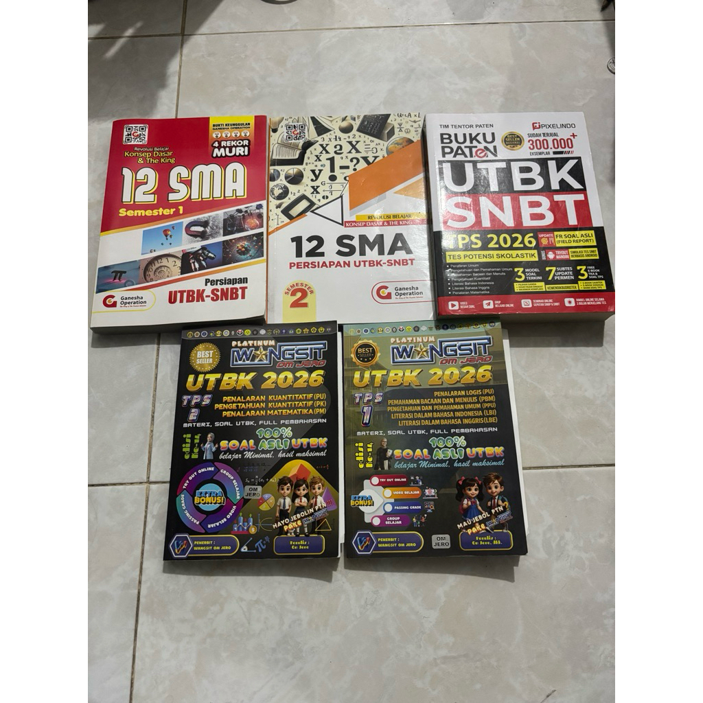 PRELOVED BUKU UTBK-SNBT