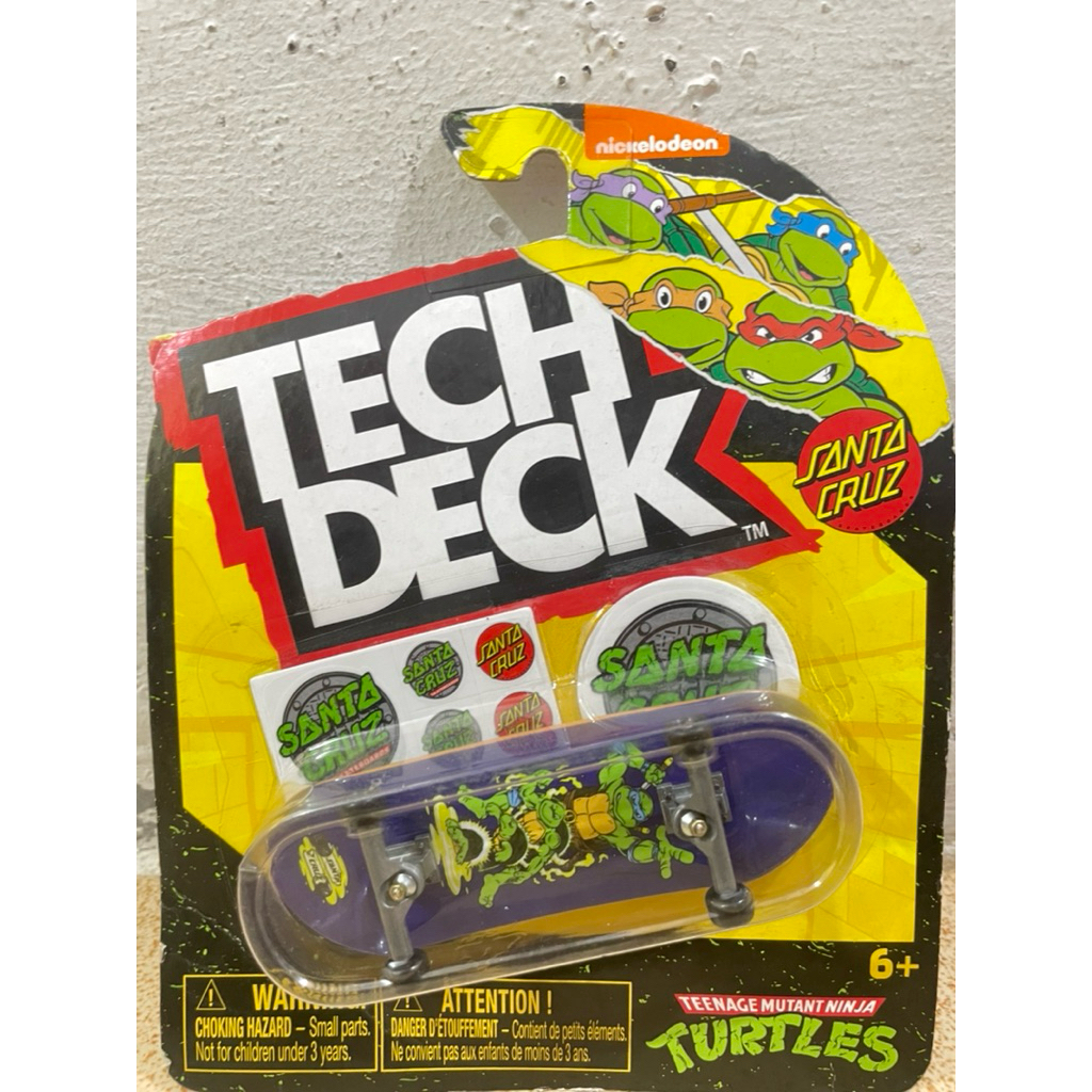Tech Deck Turtle Santa Cruz fingerboard