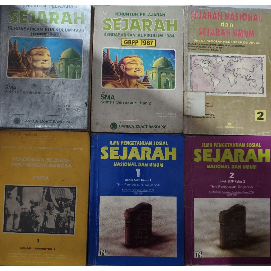 BUKU PENUNTUN PELAJARAN SEJARAH/ILMU PENGETAHUAN SOSIAL SEJARAH/SEJARAH NASIONAL DAN SEJARAH UMUM/PE