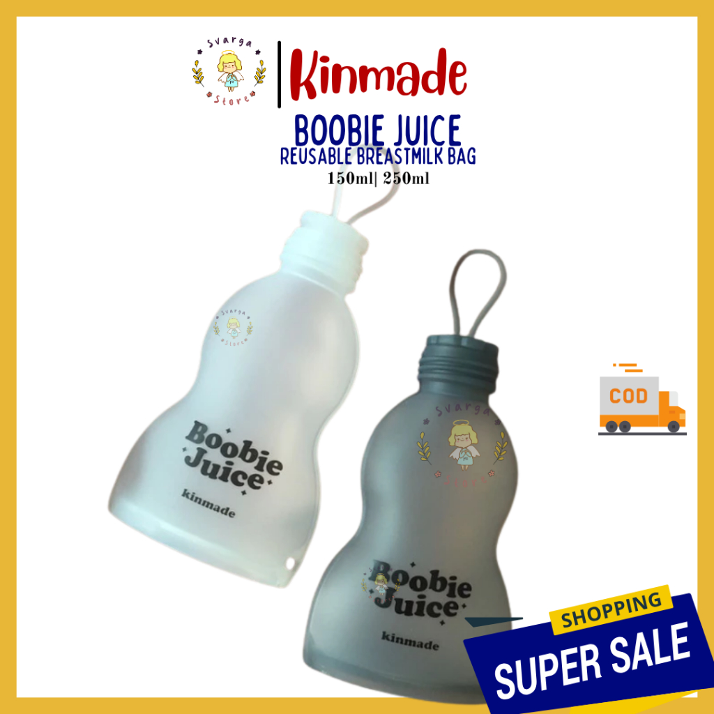 Kinmade Boobie Juice Reusable Breastmilk Bag | Kantong Asi