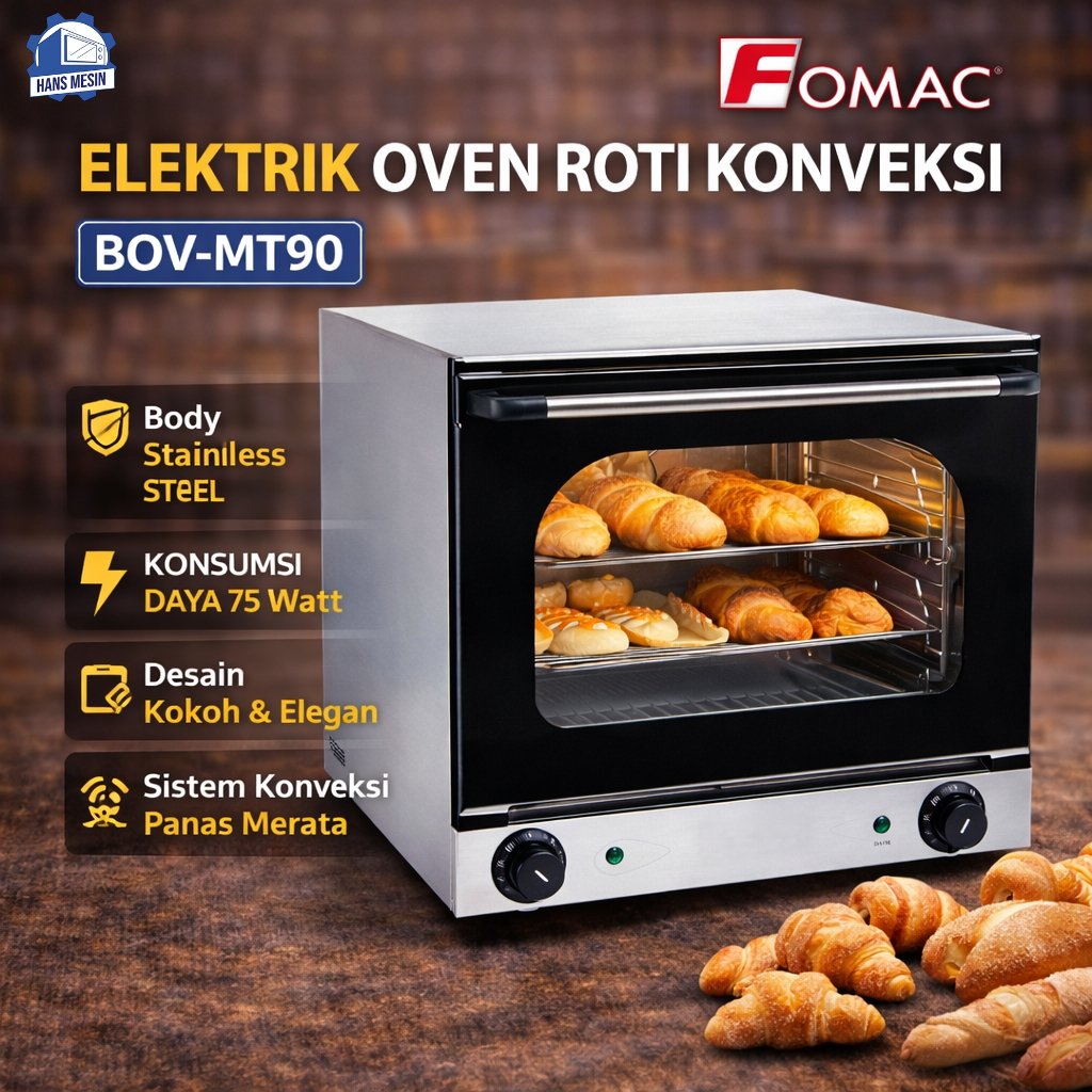 FOMAC OVEN KONVEKSI / CONVECTION OVEN (FOMAC) BOV-MT90