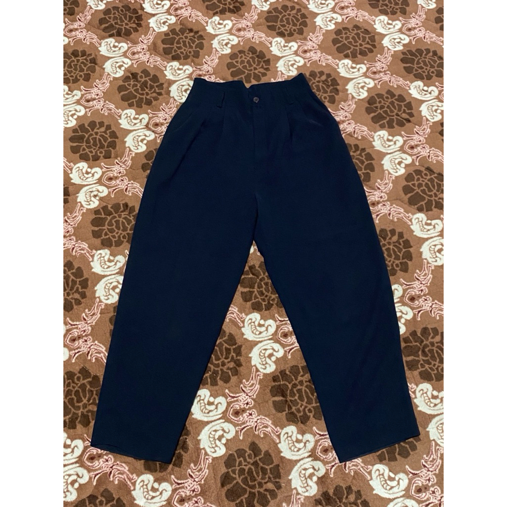 pl loose pants navy (split payment)