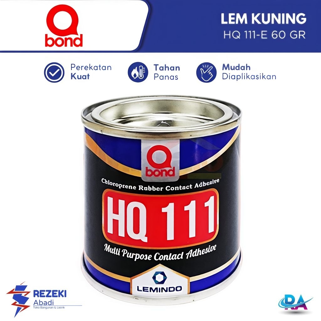 Lem Kuning Qbond HQ 111 / Lem HPL Qbond 60 gram