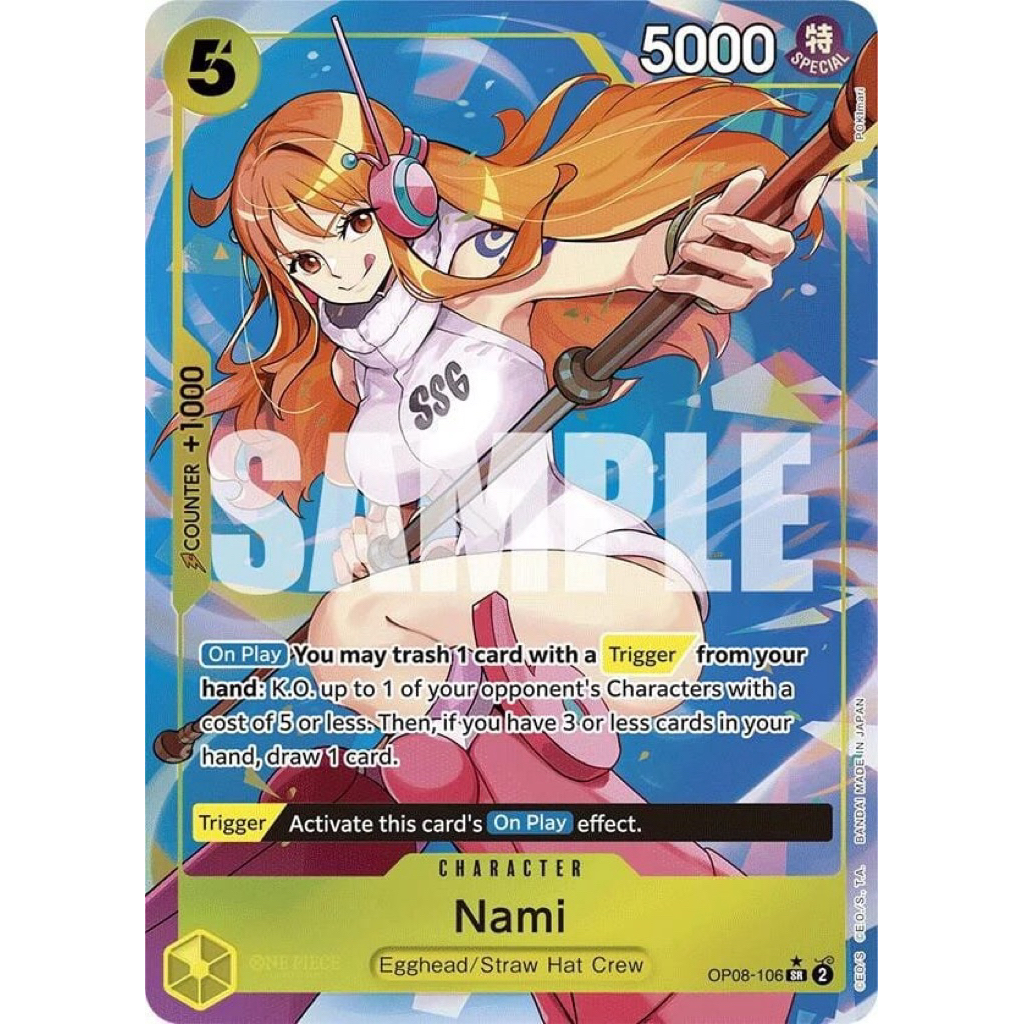 Nami (Parallel) (OP08-106) SR - Near Mint