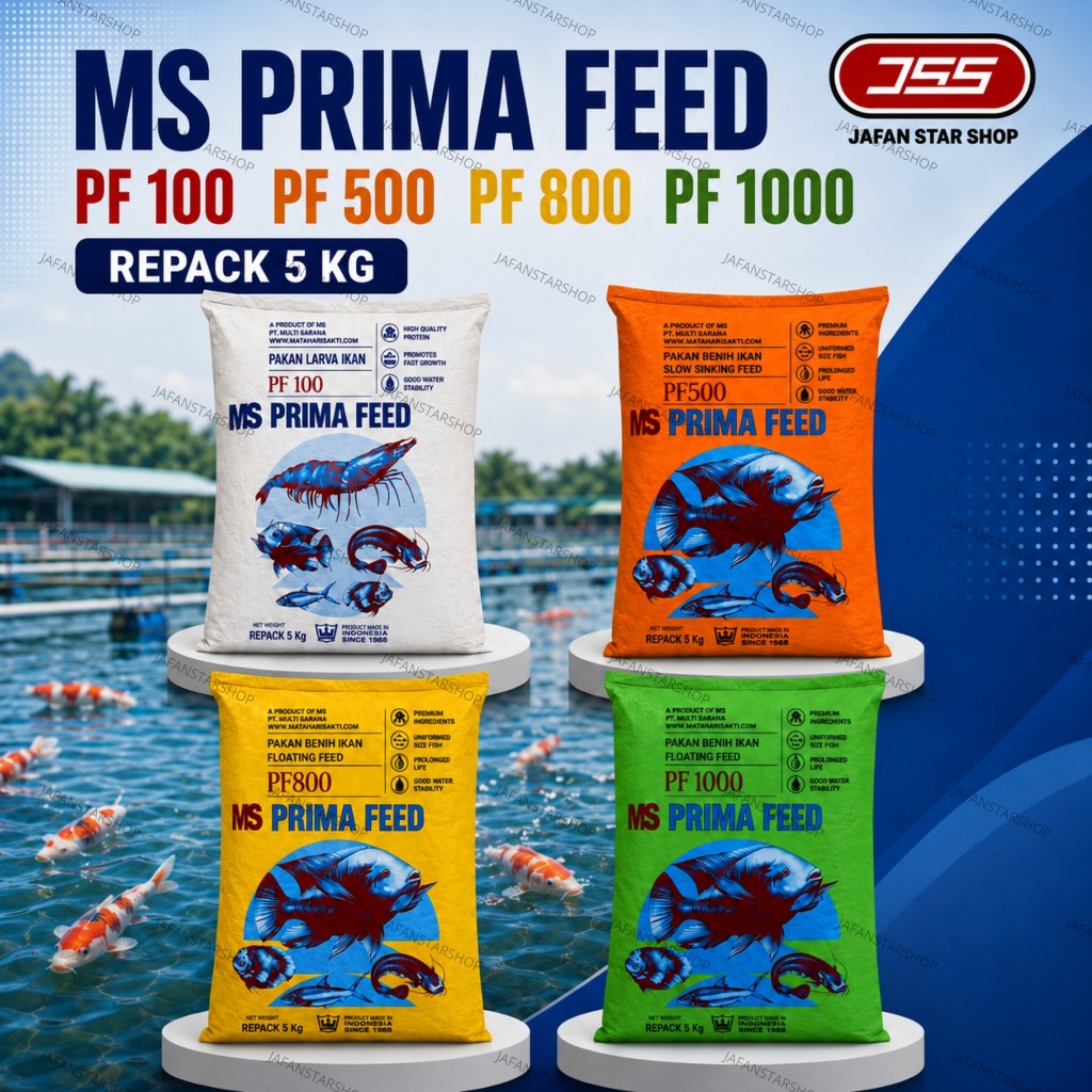 Pelet Ikan 5 Kg Pakan Benih PF 100 PF 500 PF 800 PF 1.