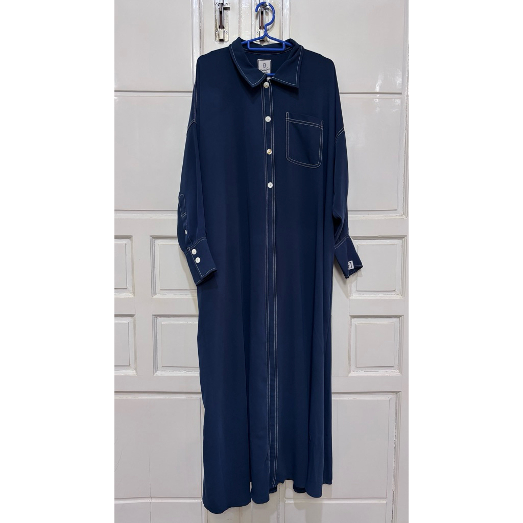 kemejabaya elmadina dark teal