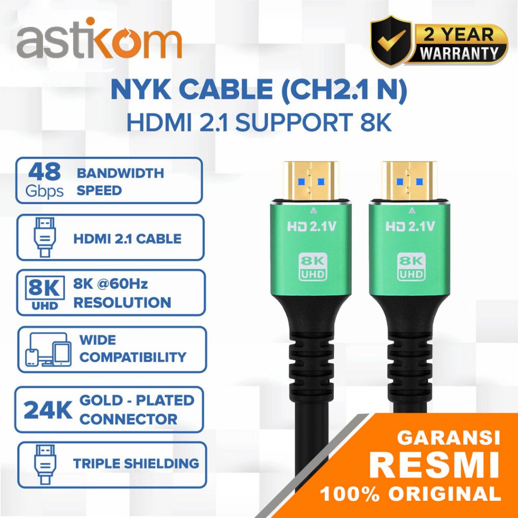Kabel HDMI to HDMI NYK 8K