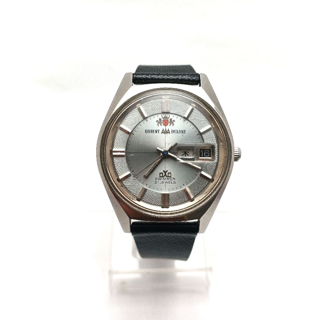 Orient AAA Deluxe Swimmer JDM Vintage 1960-an - Jam Tangan Pria Classic dengan Dial Tekstur & Kanji 