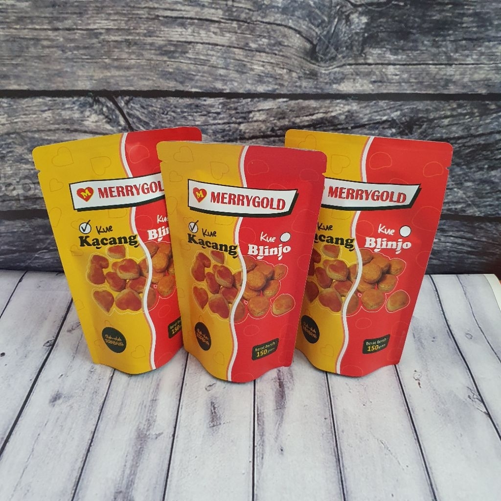 Kacang Skippy Pouch 150gr Kue Kering Merry Cookies - Multi Prima Rasa