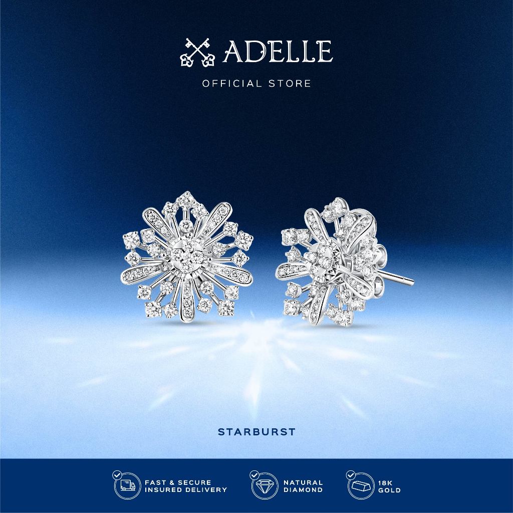 Adelle Jewellery - Starburst Vega Earrings - Anting Emas Berlian