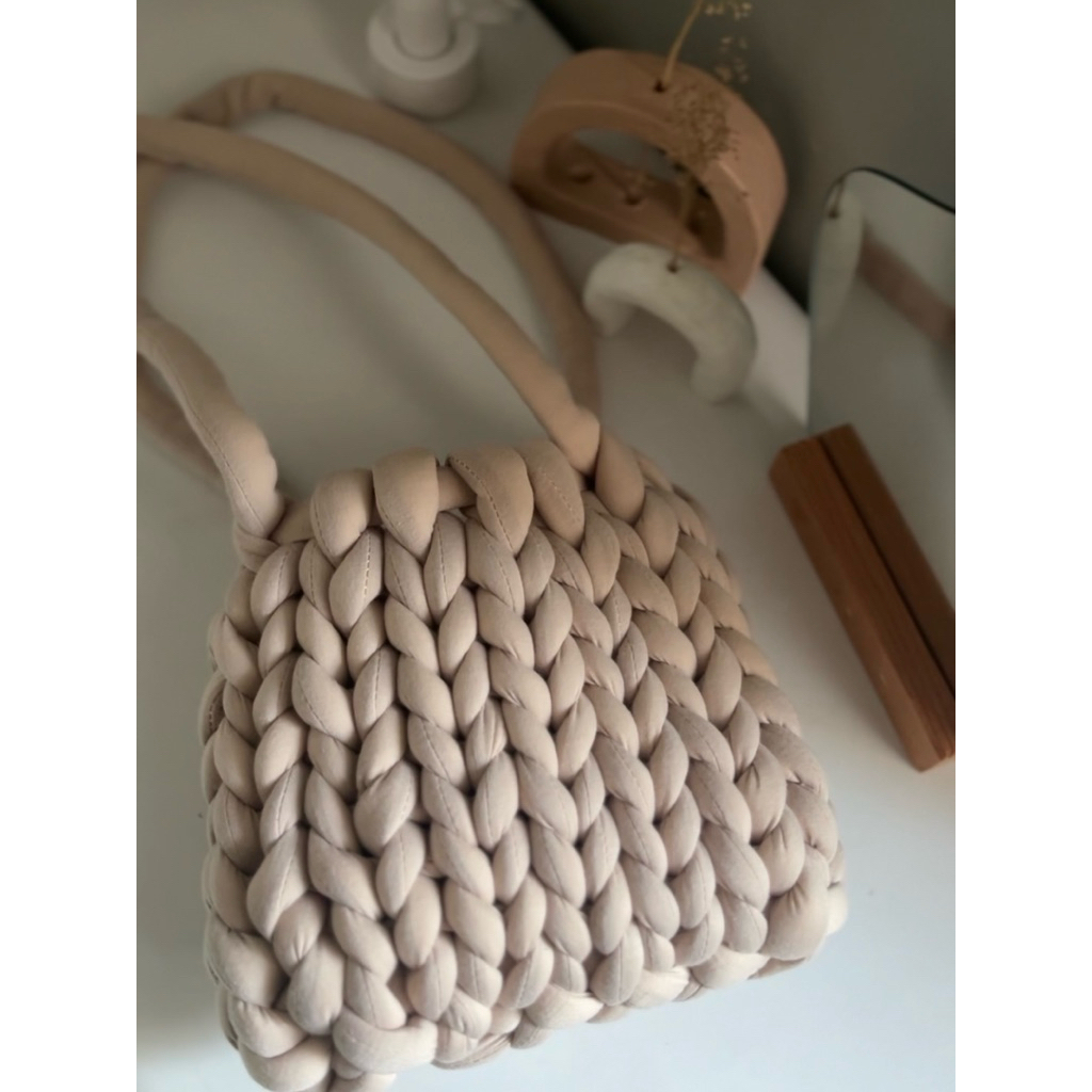Chunky bag / tas chunky / tas korea / tas rajut - shoulder bag - hand bag