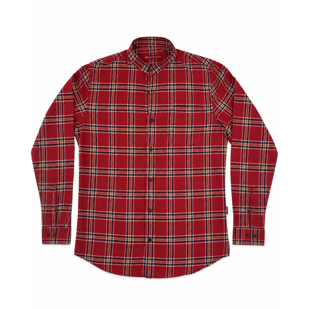 BangBang Jeans Kemeja Flannel Kotak Merah