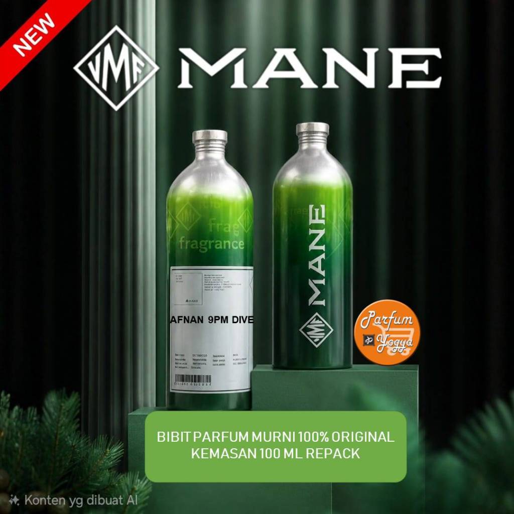 BIBIT PARFUM MURNI MANE AFNAN 9PM DIVE 100 ML - REPACK