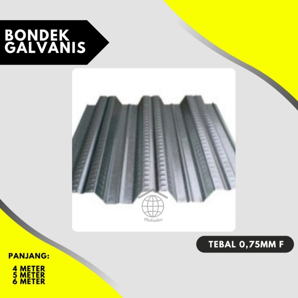 Bondek 0.75 Full / bondeck / floor deck / bondek cor / bondek 4 meter / bondek 5 meter / bondek 6 me