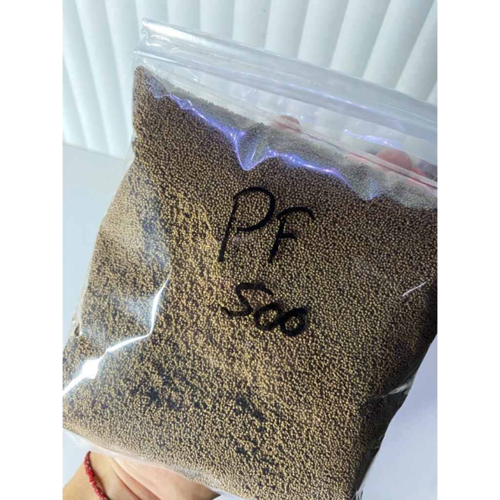 pakan pelet prima feed PF500 repack 300gr/pakan pelet ikan PF500