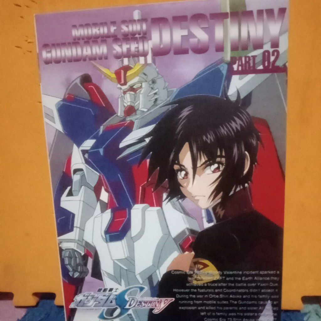 Kaset DVD Anime Mobile Suit Gundam Seed Destiny Part 2 Disc 4 dan Disc 5 Original