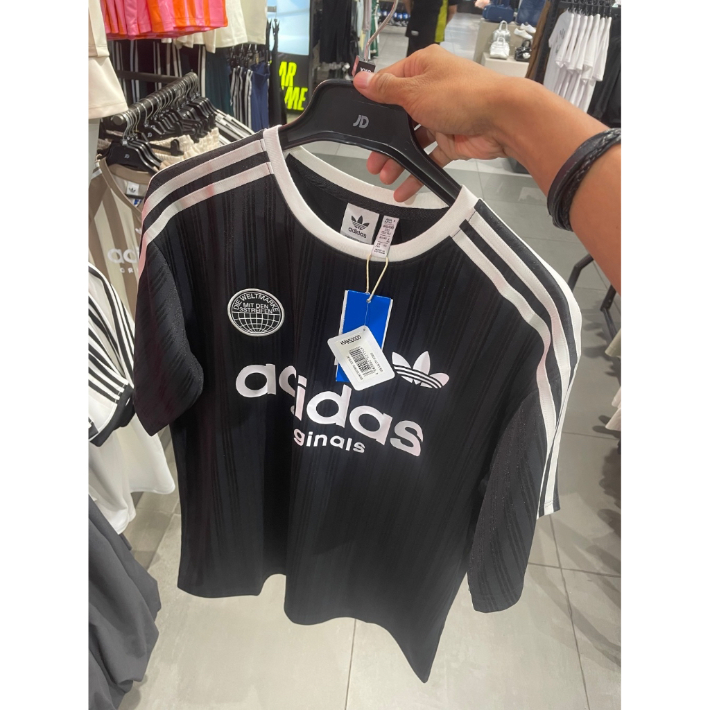 Adicolor Unisex Bahan Kaos Jersey Unisex Bahan Adicolor untuk Pria dan Wanita