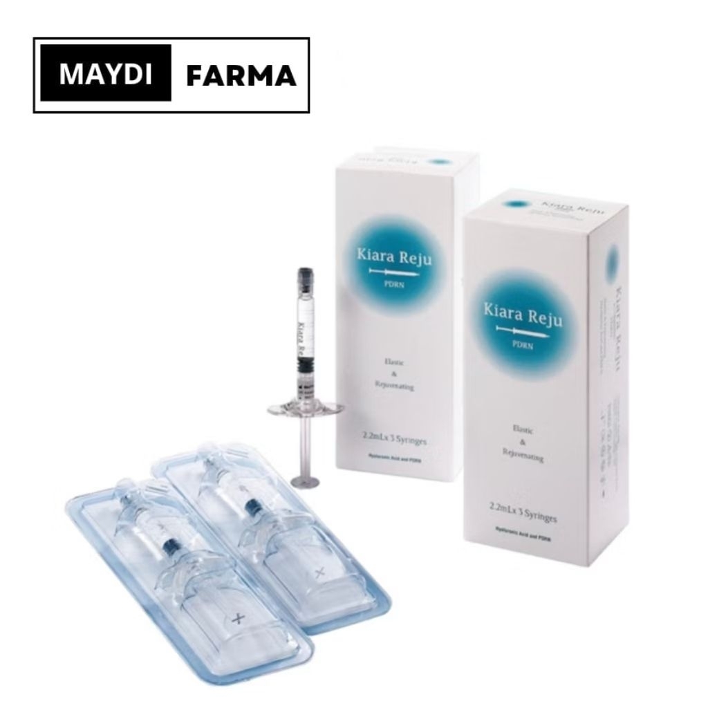 Kiara Reju Skin Booster HA+Niacinamide+PDRN Box isi 3 @2,2 ml Serum Regist BPOM