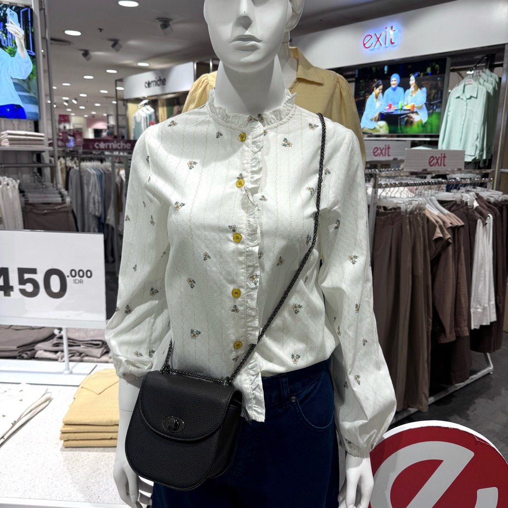EXIT - NEW Kemeja Blouse Putih Wanita (S-XXL)