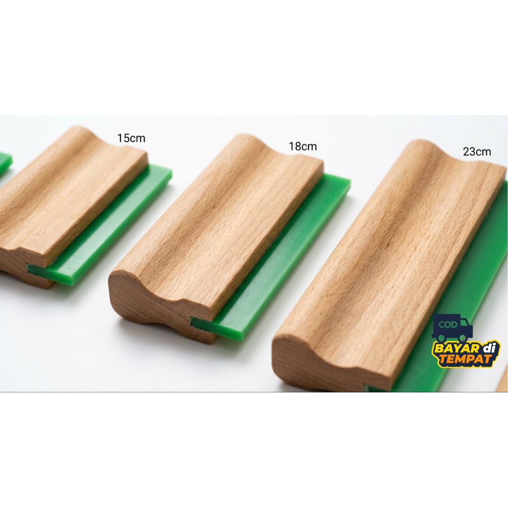 Rakel Kotak 9mm 65A gagang kayu