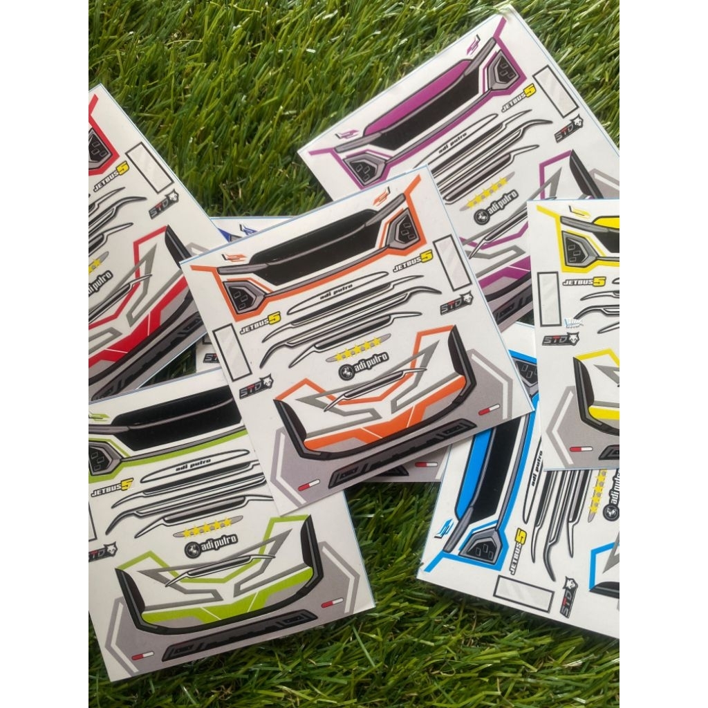HEADLAMP CUTTING STIKER JB5 MINIATUR BUS RKC LAMA