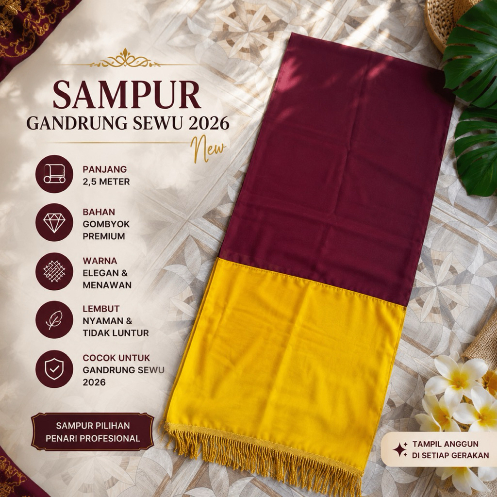 Sampur gandrung sewu 2026 baru - Terlaris di Banyuwangi termurah