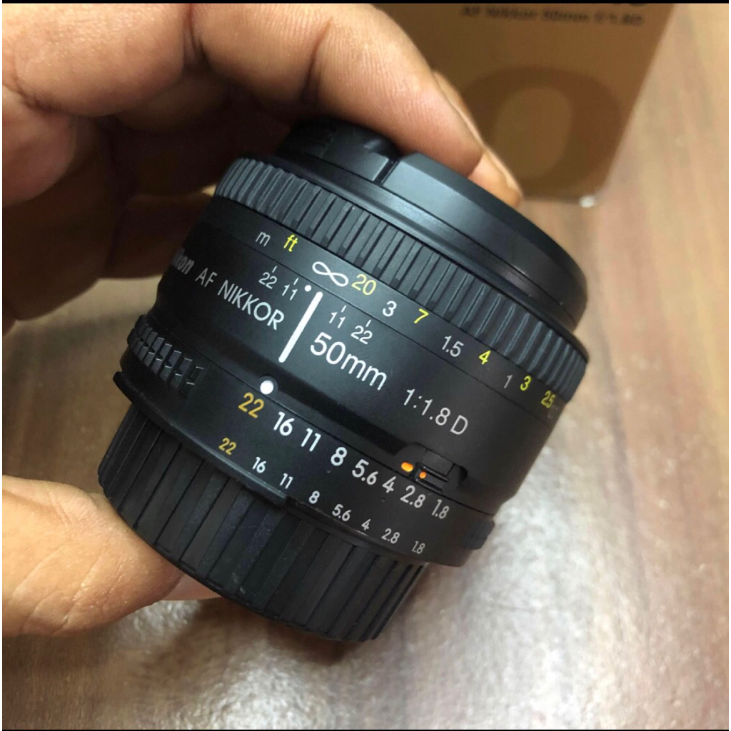 LENSA NIKON AFD 50mm f1.8 Dbukan 35mm,24mm,28mm