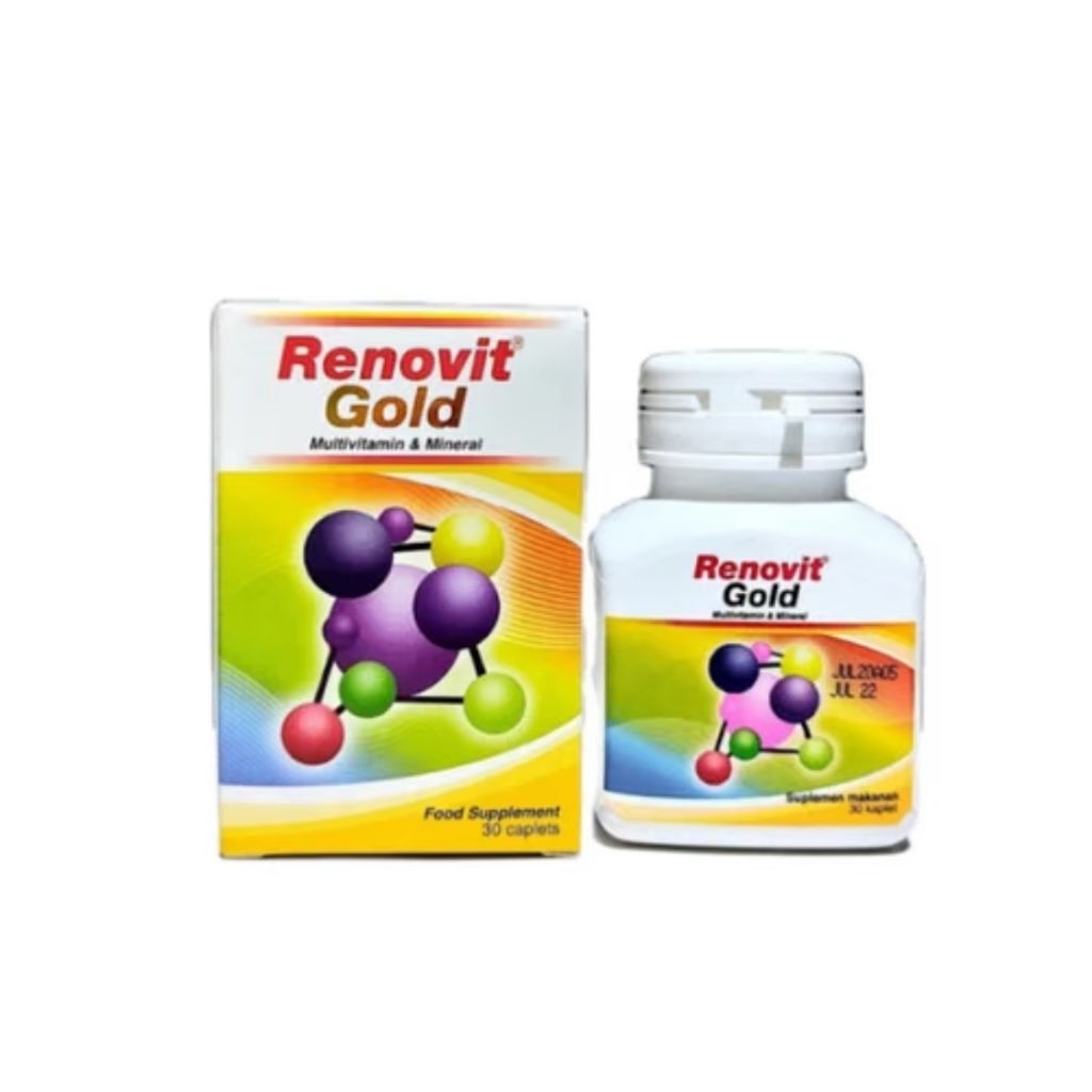 Multivitamin Renovit Gold untuk Lansia