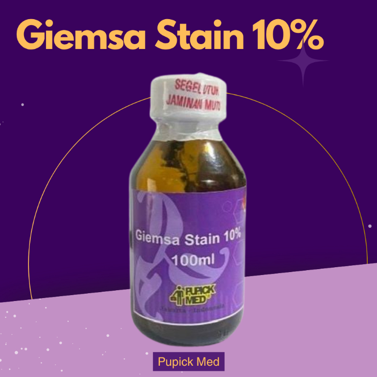 Giemsa Stain 10% 100ml / Pewarnaan Giemsa