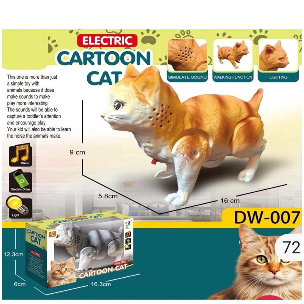 MAINAN GAJAH DAPAT BERJALAN & MISIC + LAMPU Mainan Anak Hewan Gajah
