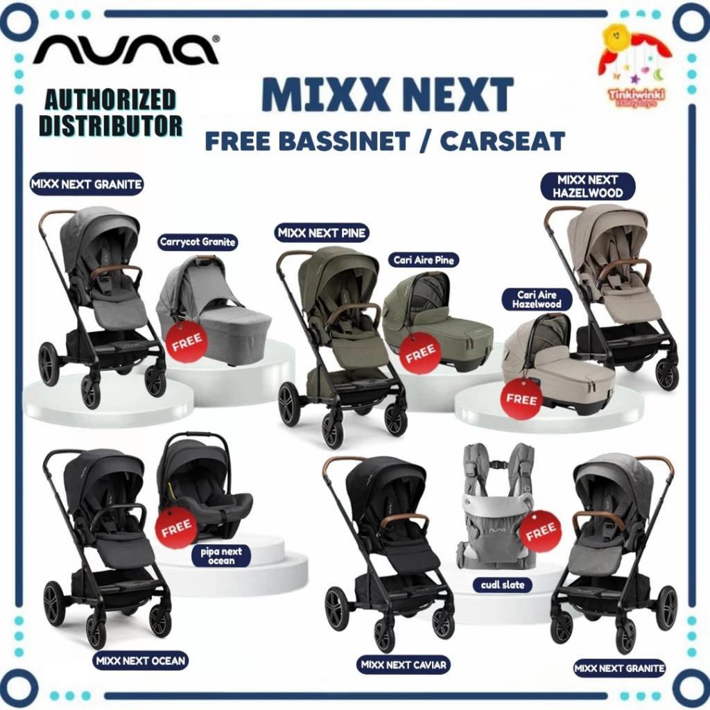Stroller Nuna Mixx Next Free Nuna Pipa / Cari Aire - Dorongan Bayi (Garansi Resmi)