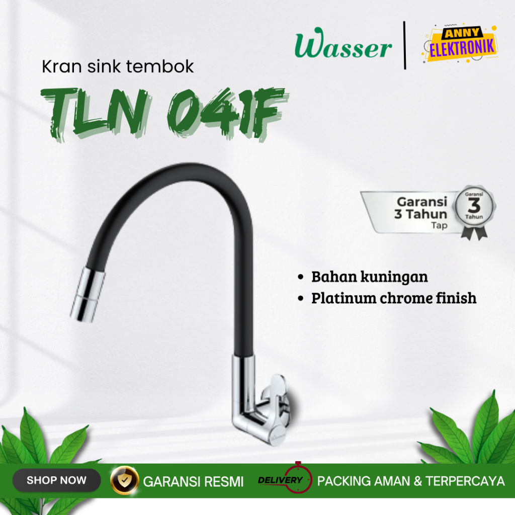 Wasser Kran dapur kran angsa kran sink keran fleksibel TLN 041F