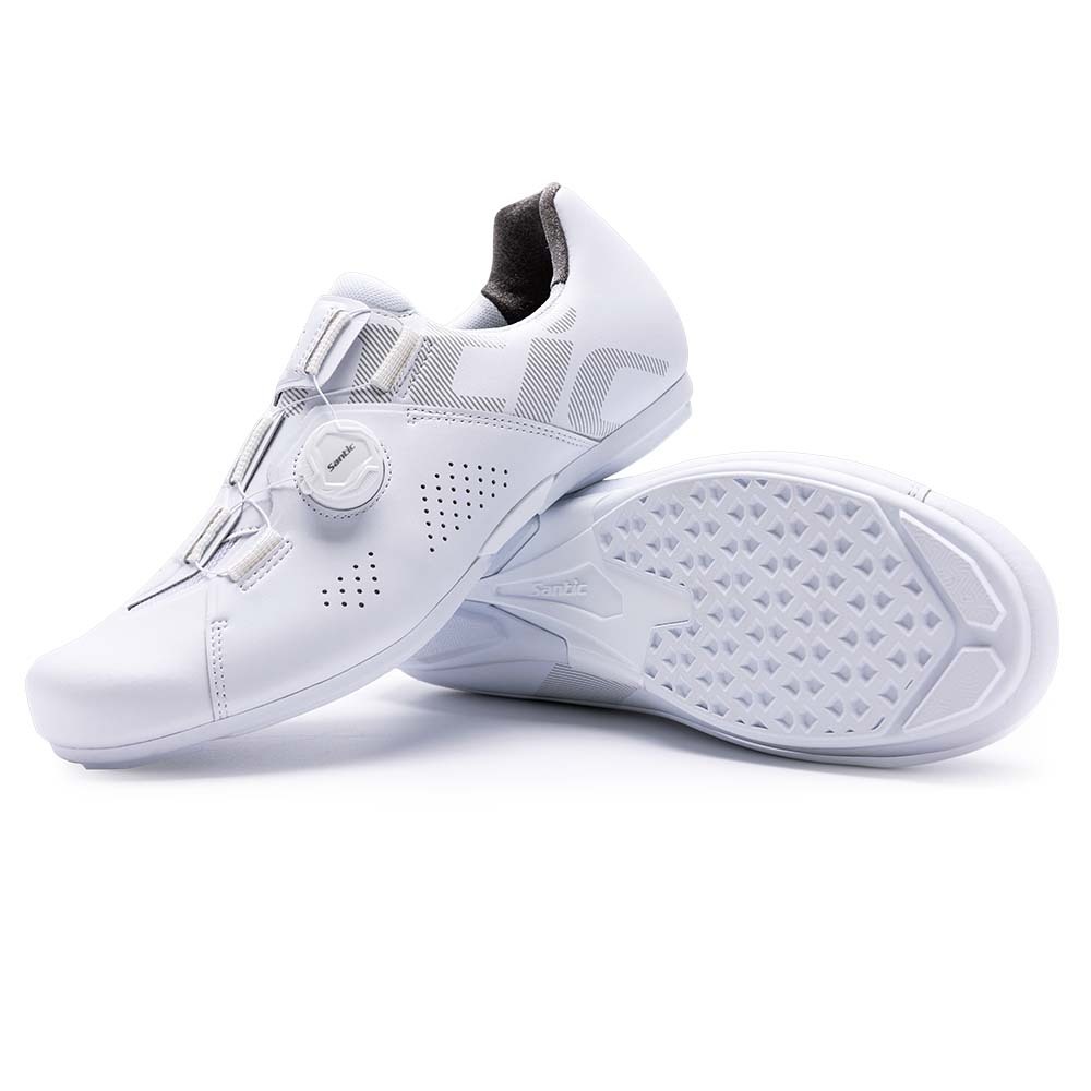 Santic Sepeda Non-Locking Men Women Shoes Non-Cleat Sepeda Breathable Ringan Efisien TZS25058 Top