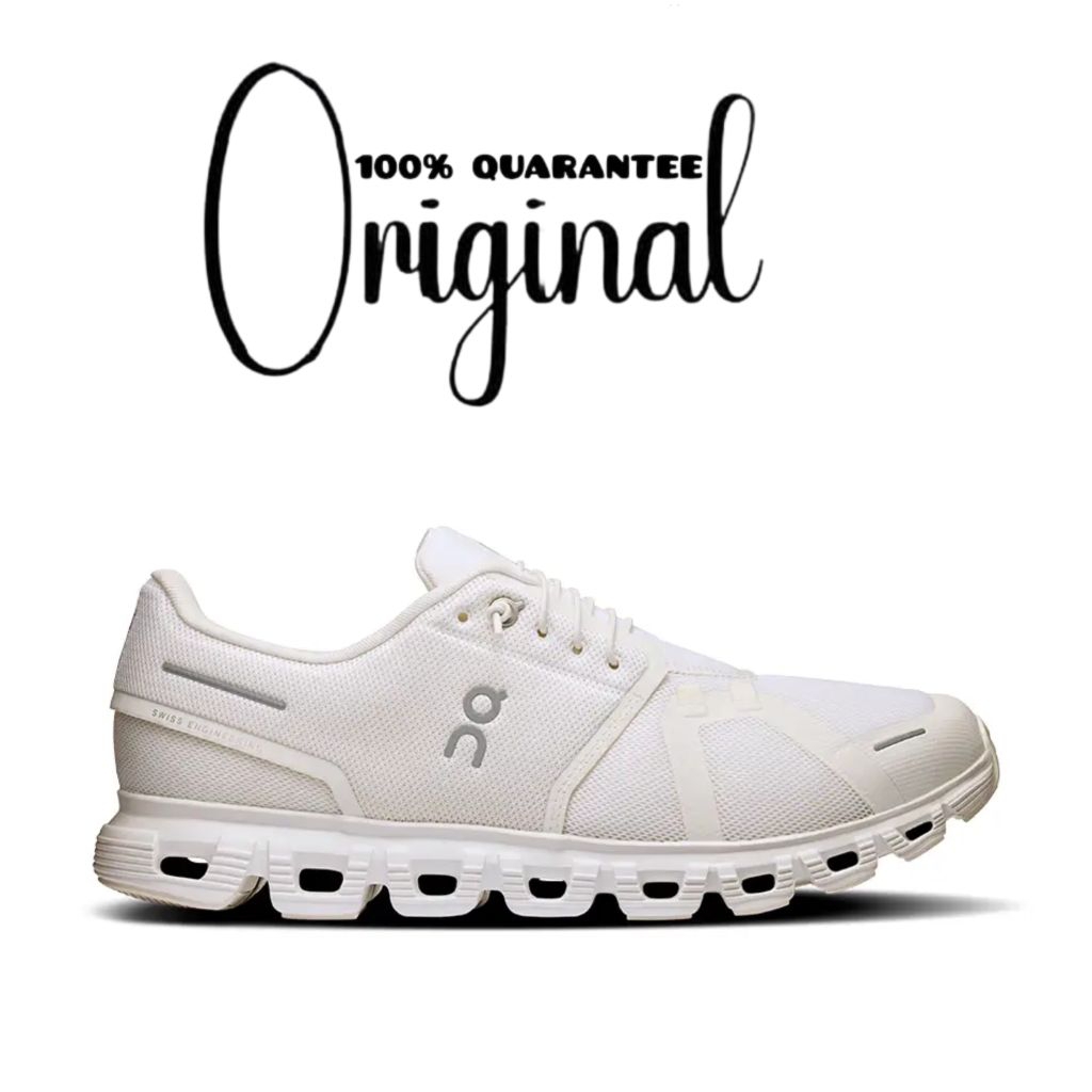 On Running Cloud 6 Original White Running Shoes