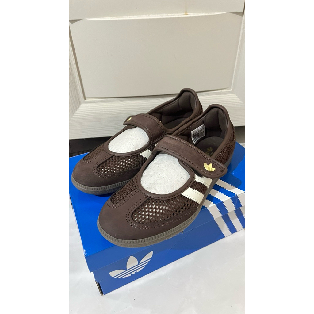 Preloved - adidas samba mary jane brown