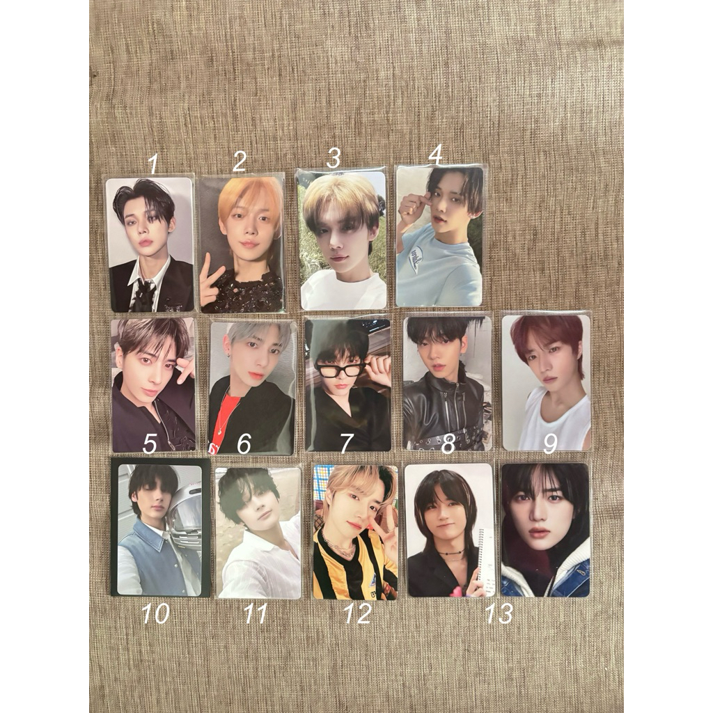 TXT photocard yeonjun soobin beomgyu taehyun hueningkai the star chapter together solo track temptat