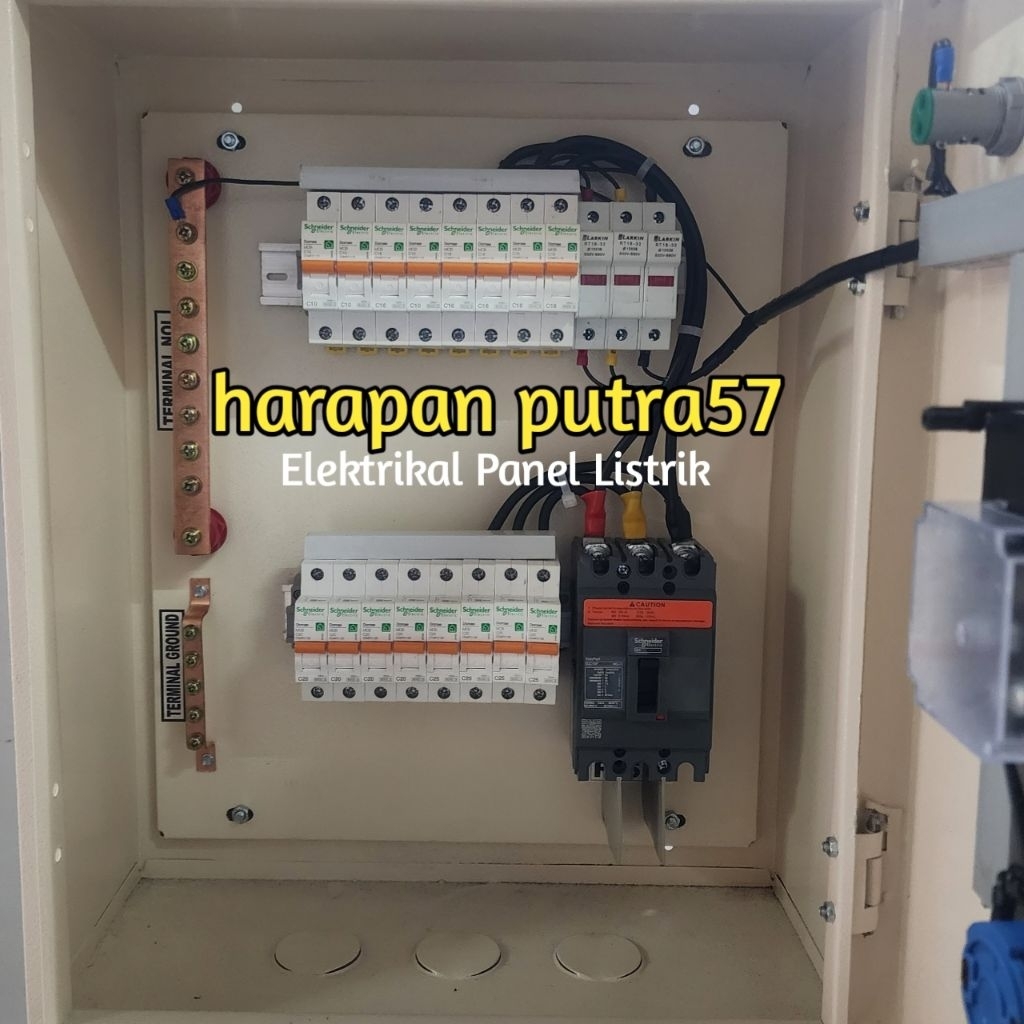 PANEL LISTRIK 3PHASE 16GROUP PEMBAGI MCB 1PHASE