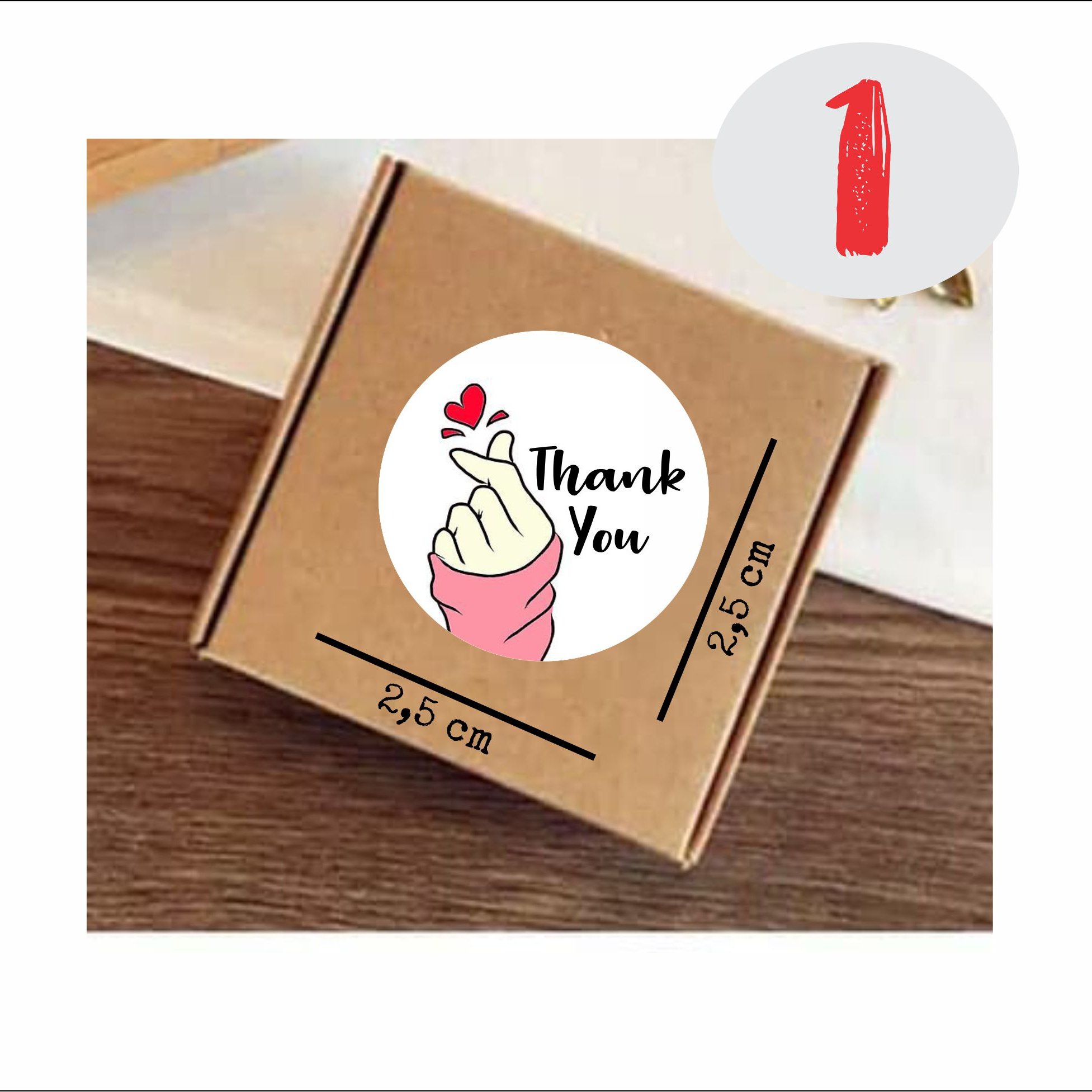 (min order 100 pcs) Stiker ThankYou Stiker Tanks For Your Order Thank You Bulat Mini TOKO ARSHA