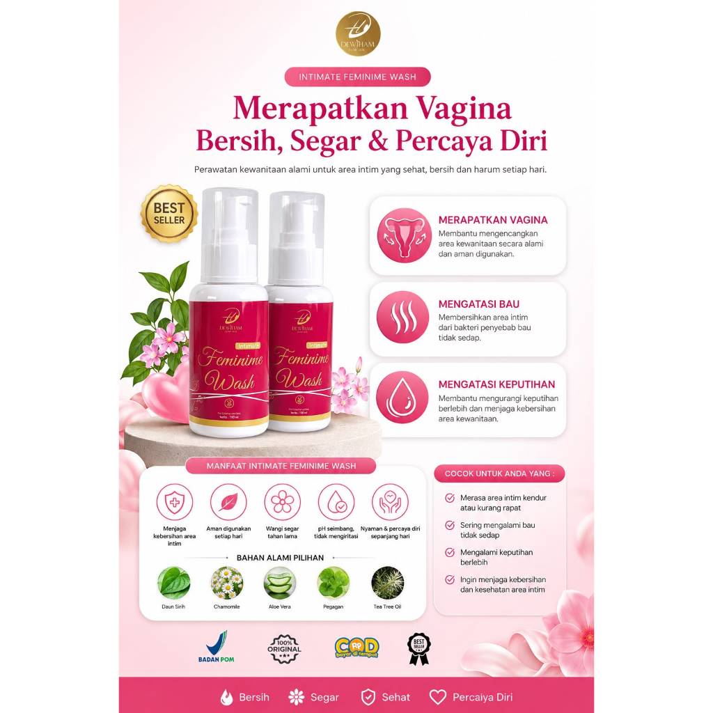 Feminime Wash CEBOK PEMBERSIH KEWANITAAN PERAPAT VAGINA KEMBALI PERAWAN